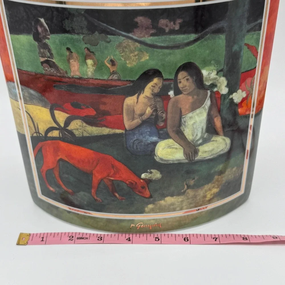 Goebel Artis Orbis Paul Gauguin Arearea Porcelain Vase Limited Edition 0229/1000